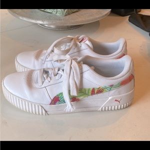 Puma Floral Shoes Sz 10